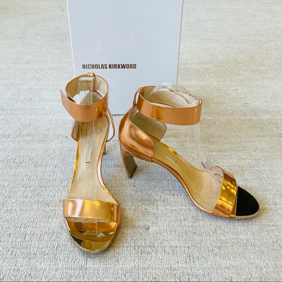 Nicholas Kirkwood Copper Sandals - Picture 1 of 7
